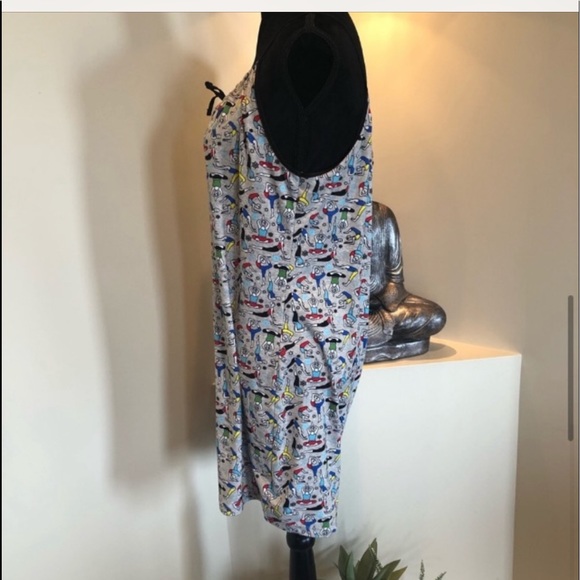 NWOT romper sleepwear loungewear leisurewear yoga pattern fabric size large - Picture 5 of 8